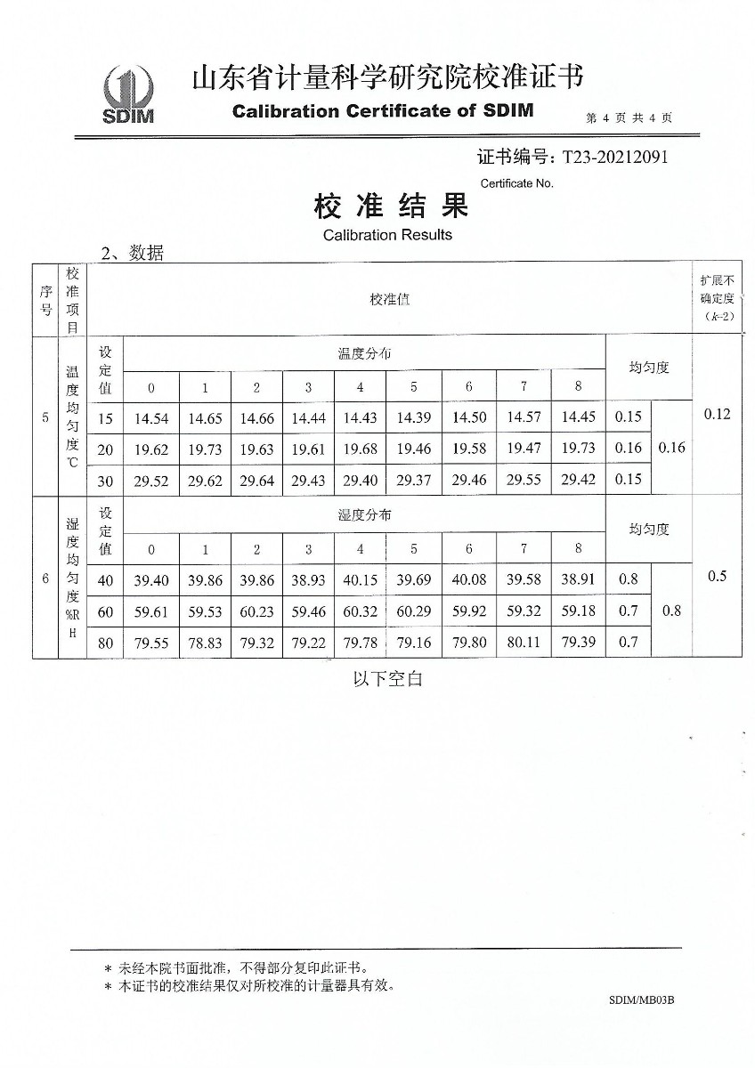 黑龍江華馨溫濕度檢定箱校準(zhǔn)證書 (3).jpg